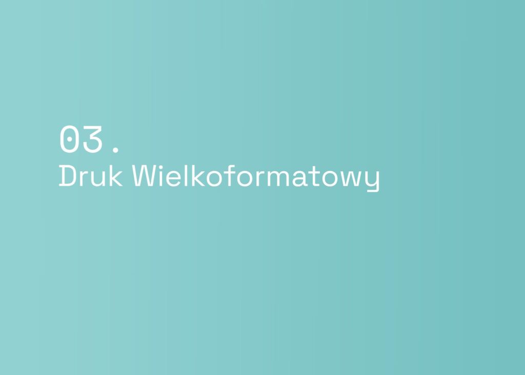 druk wielkoformatowy