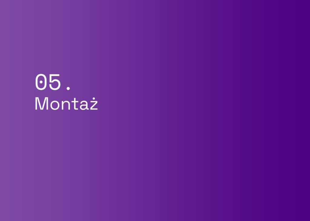 montaz folii